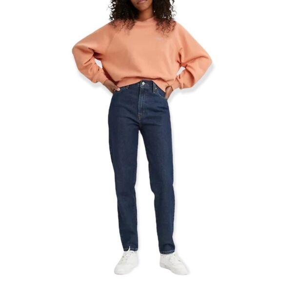 LEVI’S | High Waisted Mom Jean in Eco Ocean Size 28 NWT G192 - Picture 1 of 9